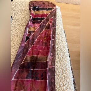 Hand dyed Silk Scarf